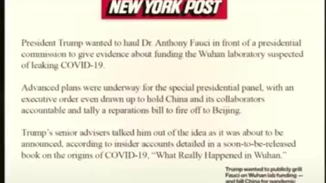 Stunning Revelation About Trump, Fauci & the Deep State