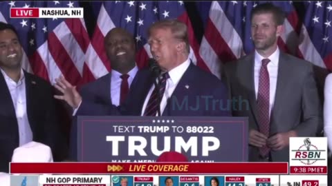 Trump to Tim Scott - She endorsed me - Uh Oh