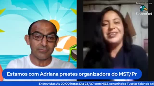 Adriana Prestes Organizadora e líder do MST/Pr