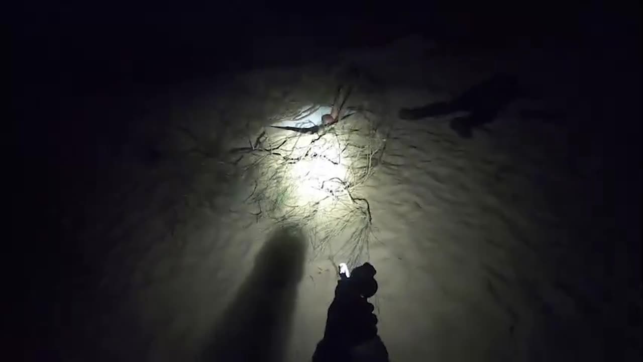 A short clip posted online today purports to show Hamas operatives exiting a tunnel