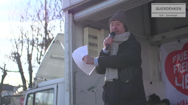 Thomas Bayer - Demo in Kiedrich am 14.02.2021