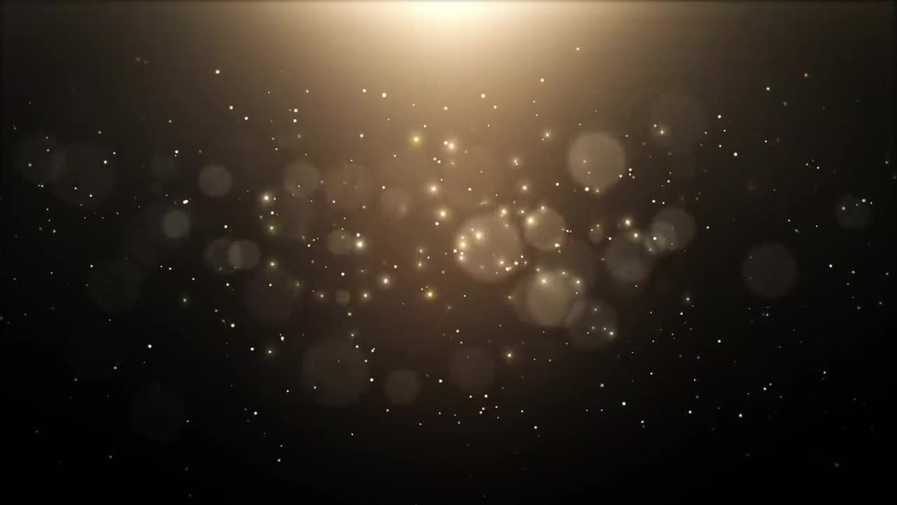 4k Golden Dust Background Looped Animation Free Version Footage