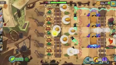 Plants vs Zombies 2 Wild West - Day 17