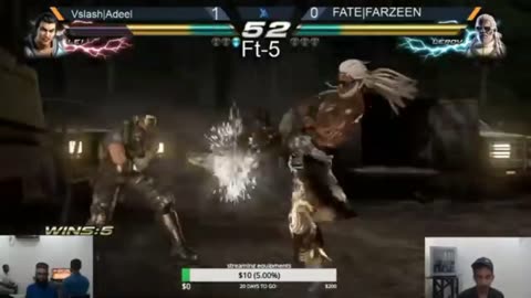 Tekken 7 Vslash Hafiz Adeel (Lei) P1 Vs Fate Farzeen (Leroy) P2 | Ft-5