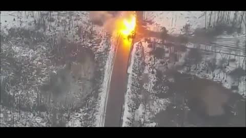 Ukrainian armed forces destroy Russian equipment
