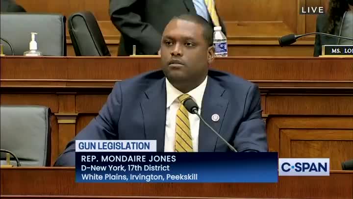 Rep. Mondaire Jones (D-NY): "You will not stop us from passing [gun control].