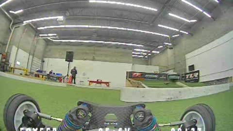 FPV rc10 B6 at the track