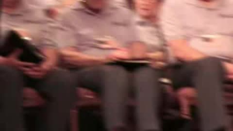 Chaplain Jack Martin singing song he wrote on Veterans Day to honor our fallen.