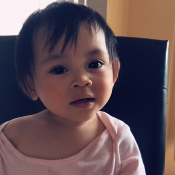 Adorable Toddler Can't Figure Out How To Wink