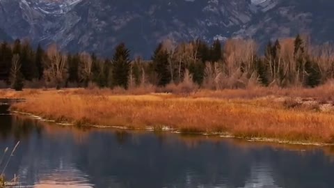 Clouds on beautiful Wyoming mountains