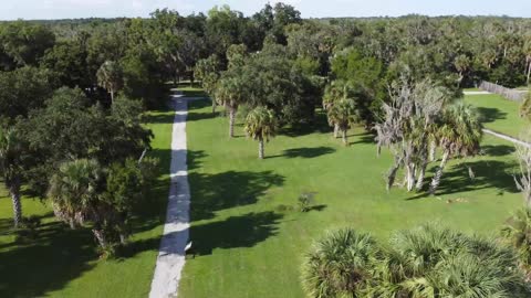 Krystal River: Drone footage of and around The Temple mounds