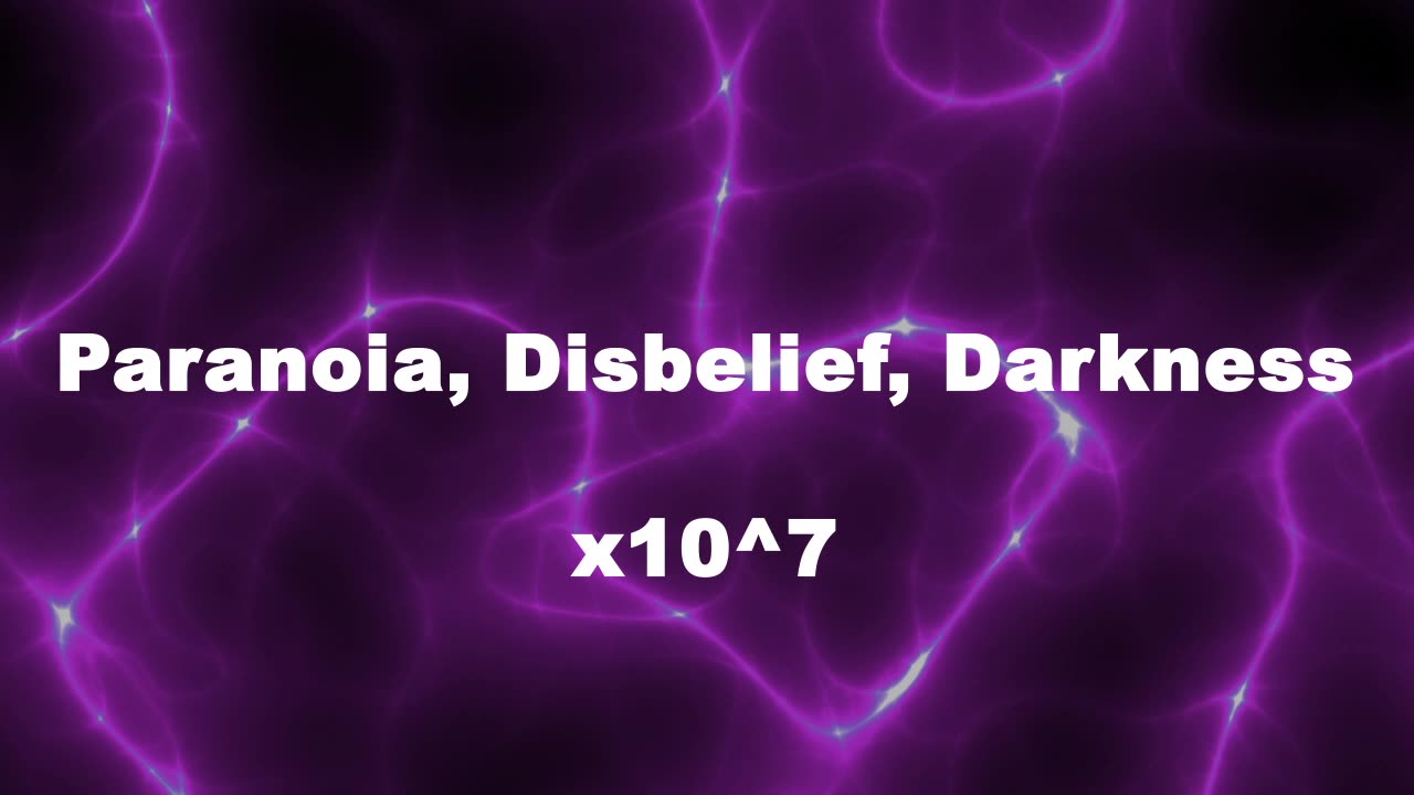 Amplified Reiki [AR] for Paranoia, Disbelief, Dark Interference - 10^7 x Stronger Energy