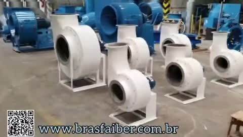 Exaustores Centrífugos Industriais | Brasfaiber Brasil