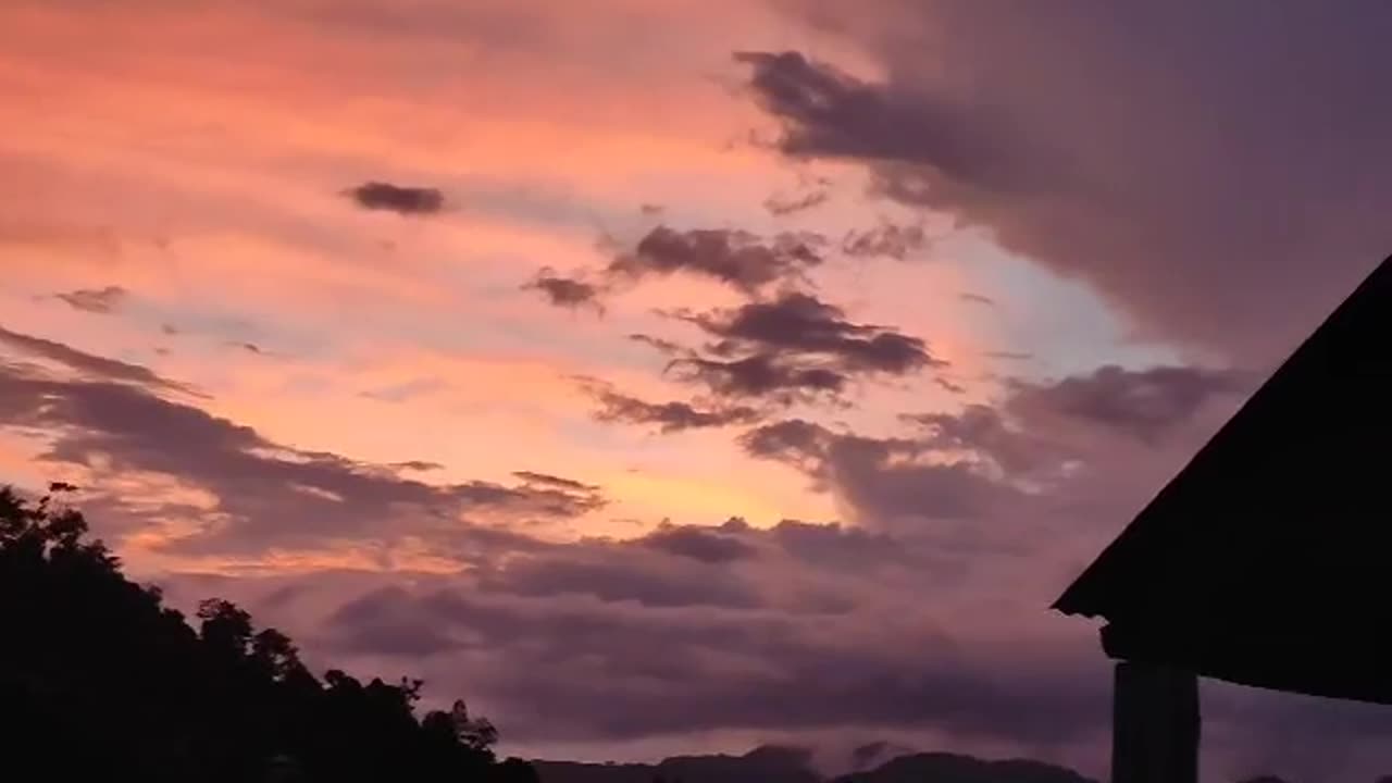 Amazing view of sunset ❤️🌇