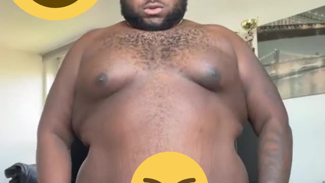 funny man with big belly