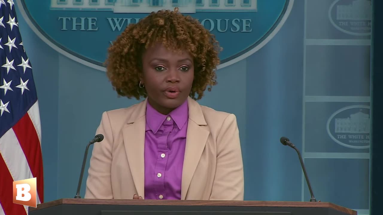 White House Press Secretary Karine Jean-Pierre briefing reporters & taking questions...