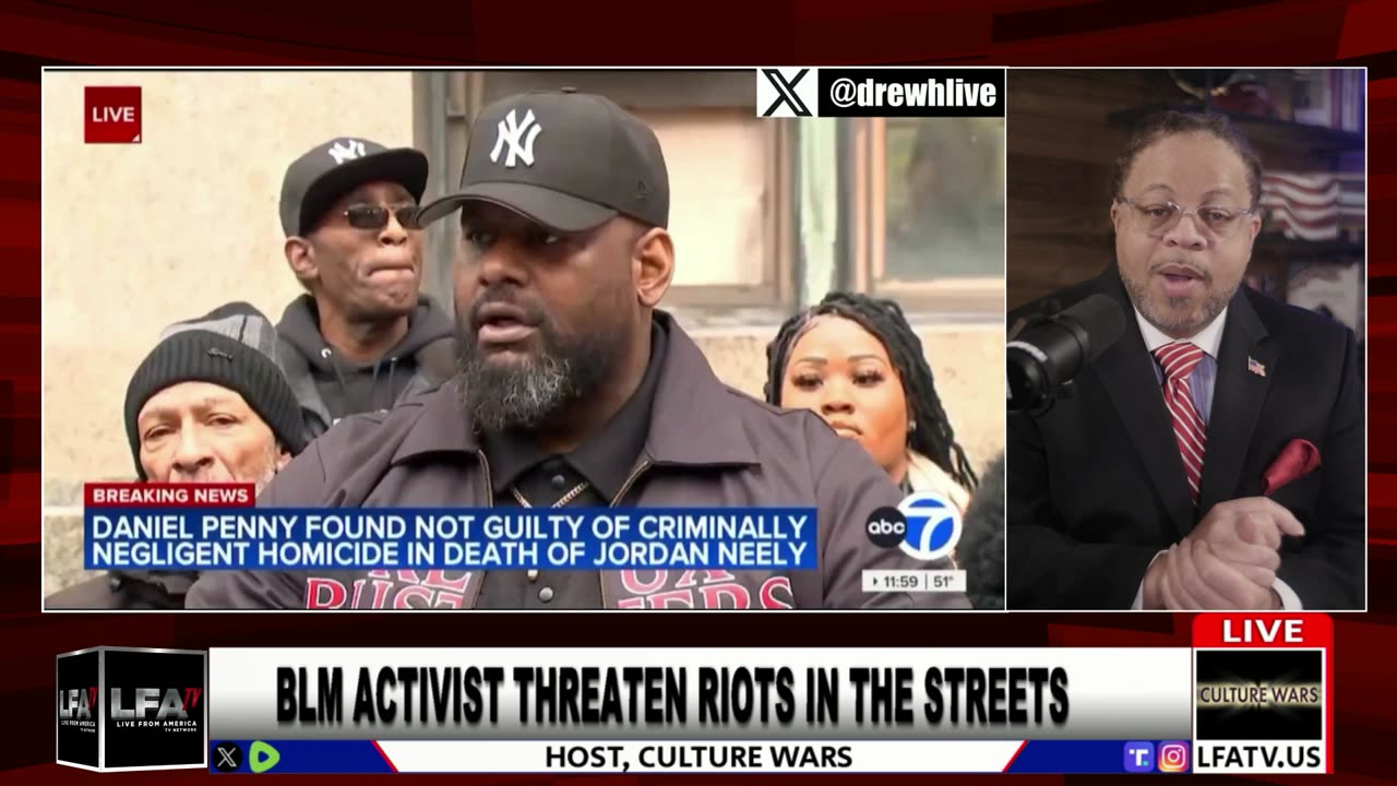 BLM ACTIVISTS THREATEN VIOLENCE AFTER PENNY VERDICT