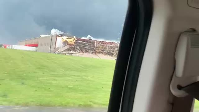 Tornado Hits Meijer Distribution Center Tipp City Ohio