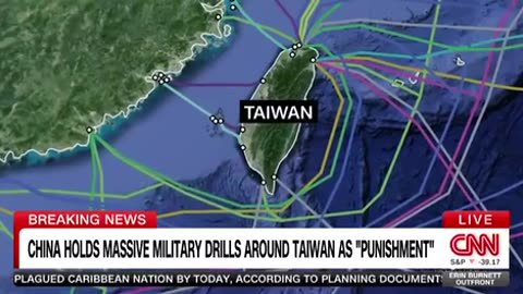 China's military drills around Taiwan