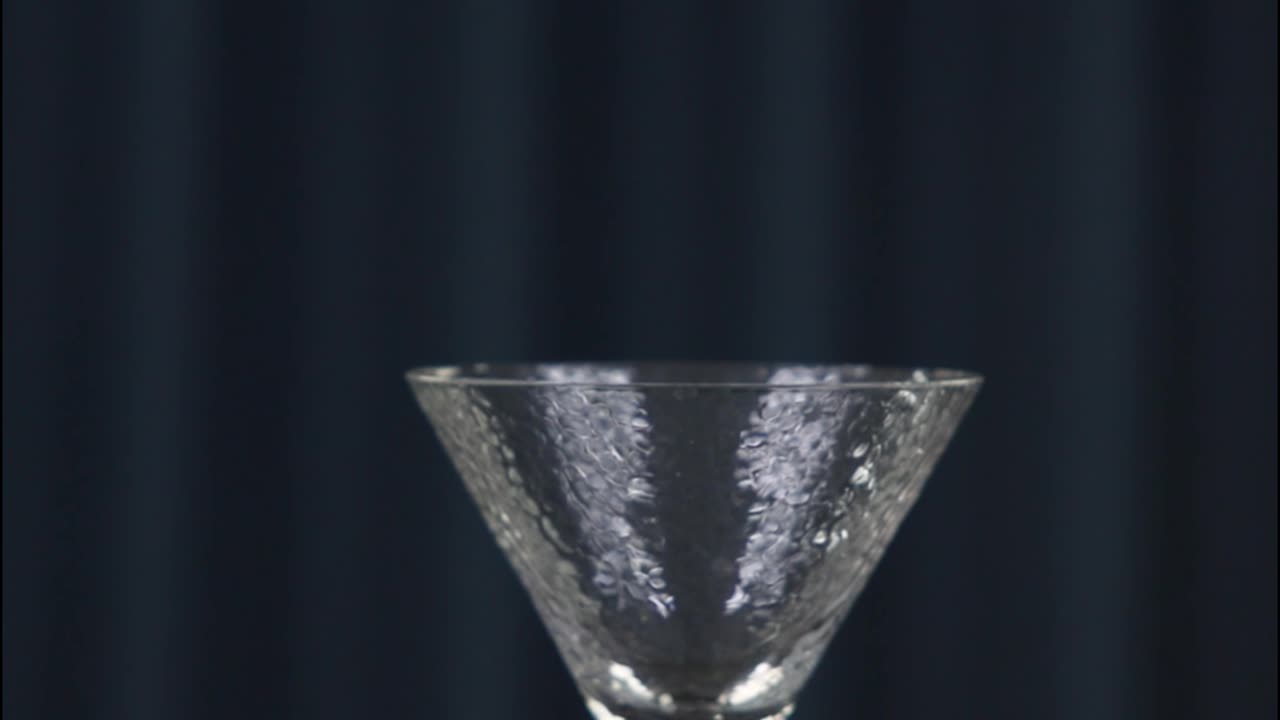 Japanese-style hammered martini cup