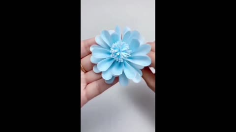 Art of making flowers from mask