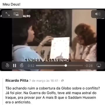 Reportagem JN sobre o inicio da Guerra do Golfo