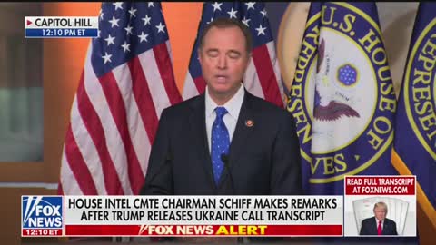 Adam Schiff Likens President Trump to "Mafia Boss" Over Ukraine Transcript