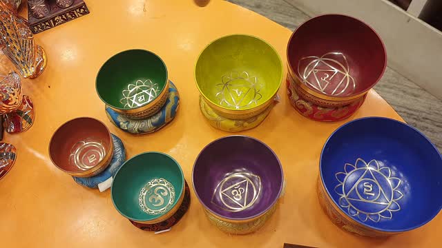 Tibetan singingbowl set