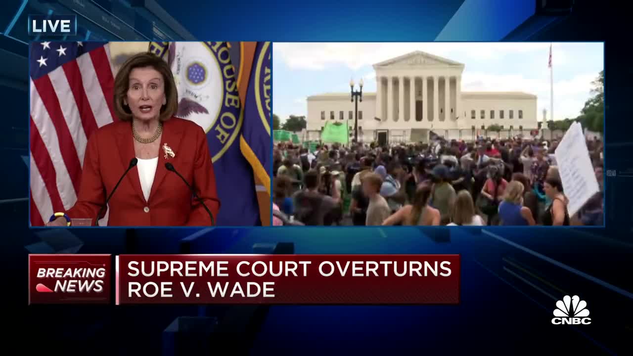 WATCH: Defiant Pelosi LOSES IT Over Supreme Court Overturning Roe v Wade