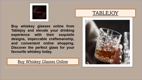 Buy Whiskey Glasses Online