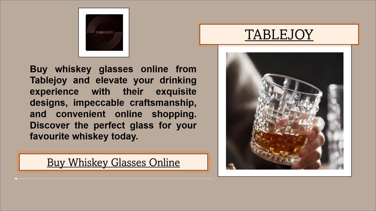 Buy Whiskey Glasses Online