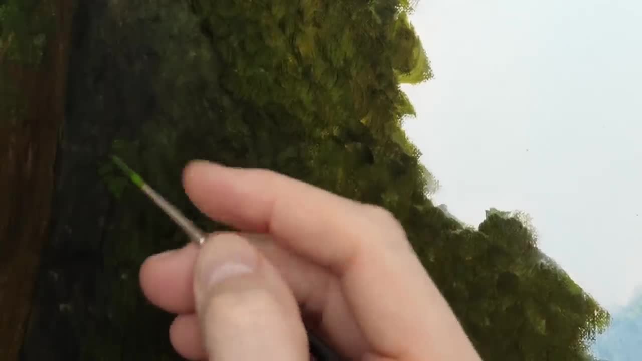 Painting Large Foreground Trees