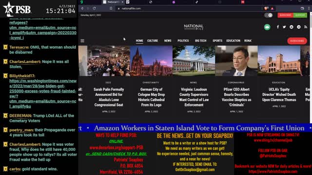 2022-04-02 15:00 EDT - Modern Day America: with LC Mac & Snover