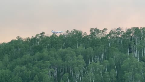 Air Tanker Drops Retardent #3