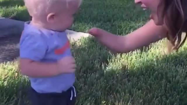 The boy with a disabled arm met his sister who had the same experience and could