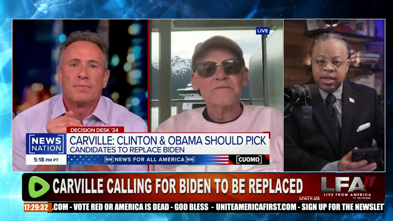 DEM CARVILLE SAYS IT’S TIME FOR A NEW CANDIDATE