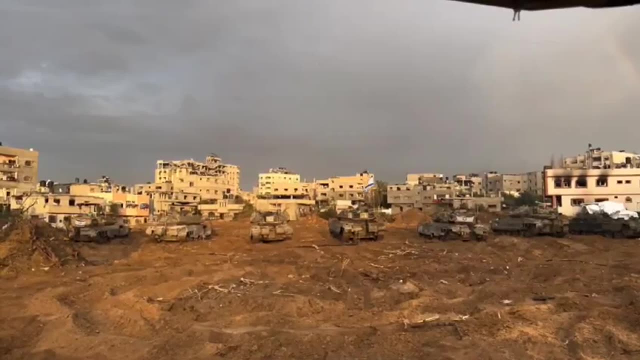 Israeli soldiers celebrate Hanukkah by indiscriminately firing tank shells into homes in Gaza.