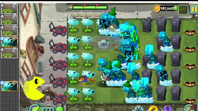 Plants vs Zombies 2 - Epic Quest - PREMIUM Plant Showcase - Snow Pea - December 2021