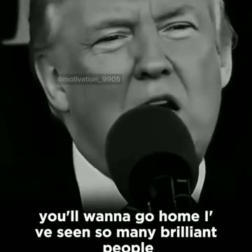 Best Motivational Speech. Life Lesson, Must Watch. credit: donald trump