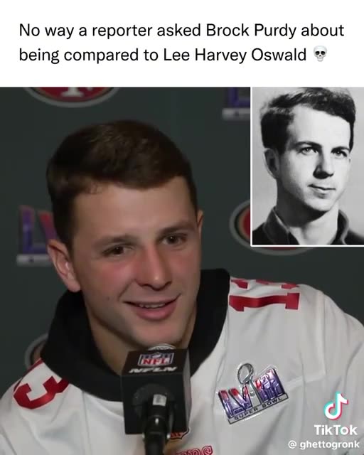 Brock Purdy asked about Lee Harvey Oswald