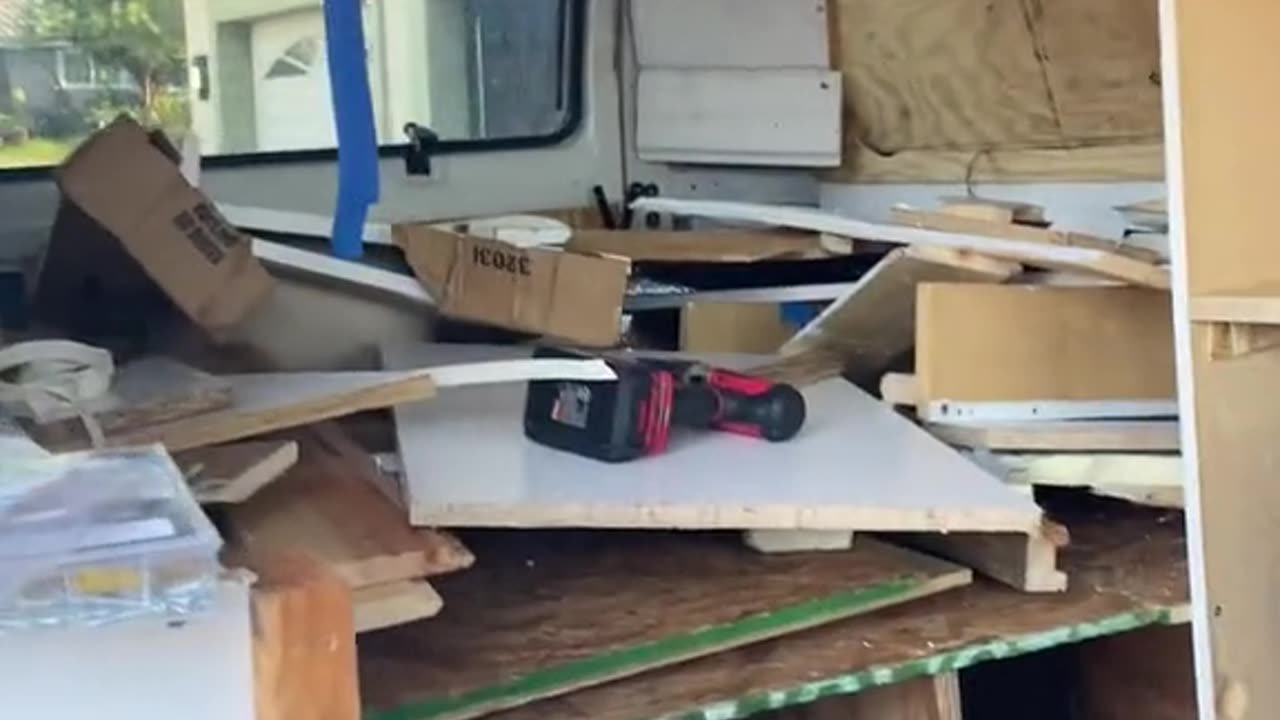 I moved into a van with a baby/ toddler