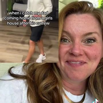 When I catch my dad coming home after his curfew