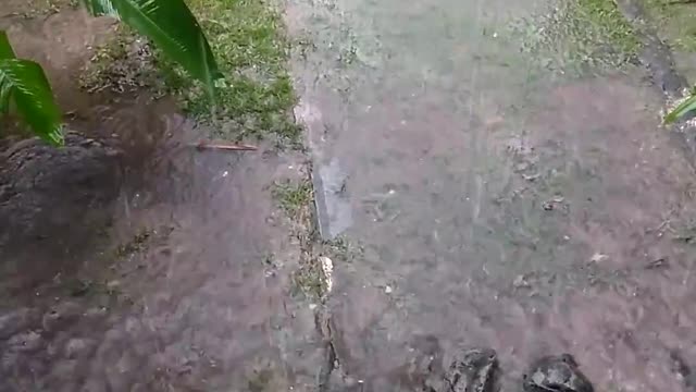 Heavy rain in Rio de Janeiro