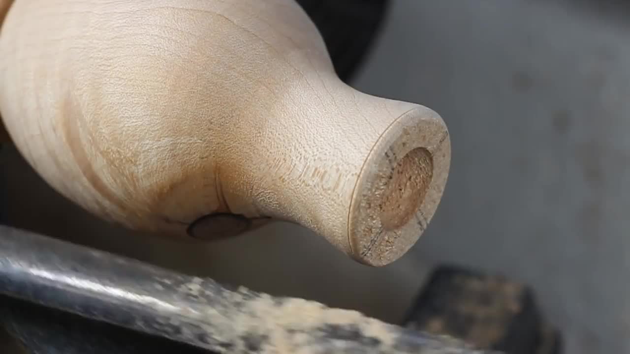 Woodturning - The Finished Grain Looks Amazing