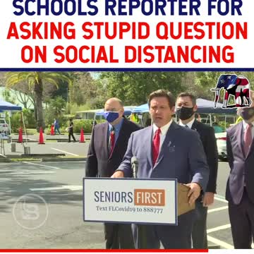 Governor Ron Desantis Schools Reporter for Stupidity