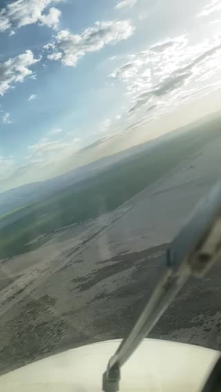 King Air Landing on Dirt Strip into a Beautiful Sunset