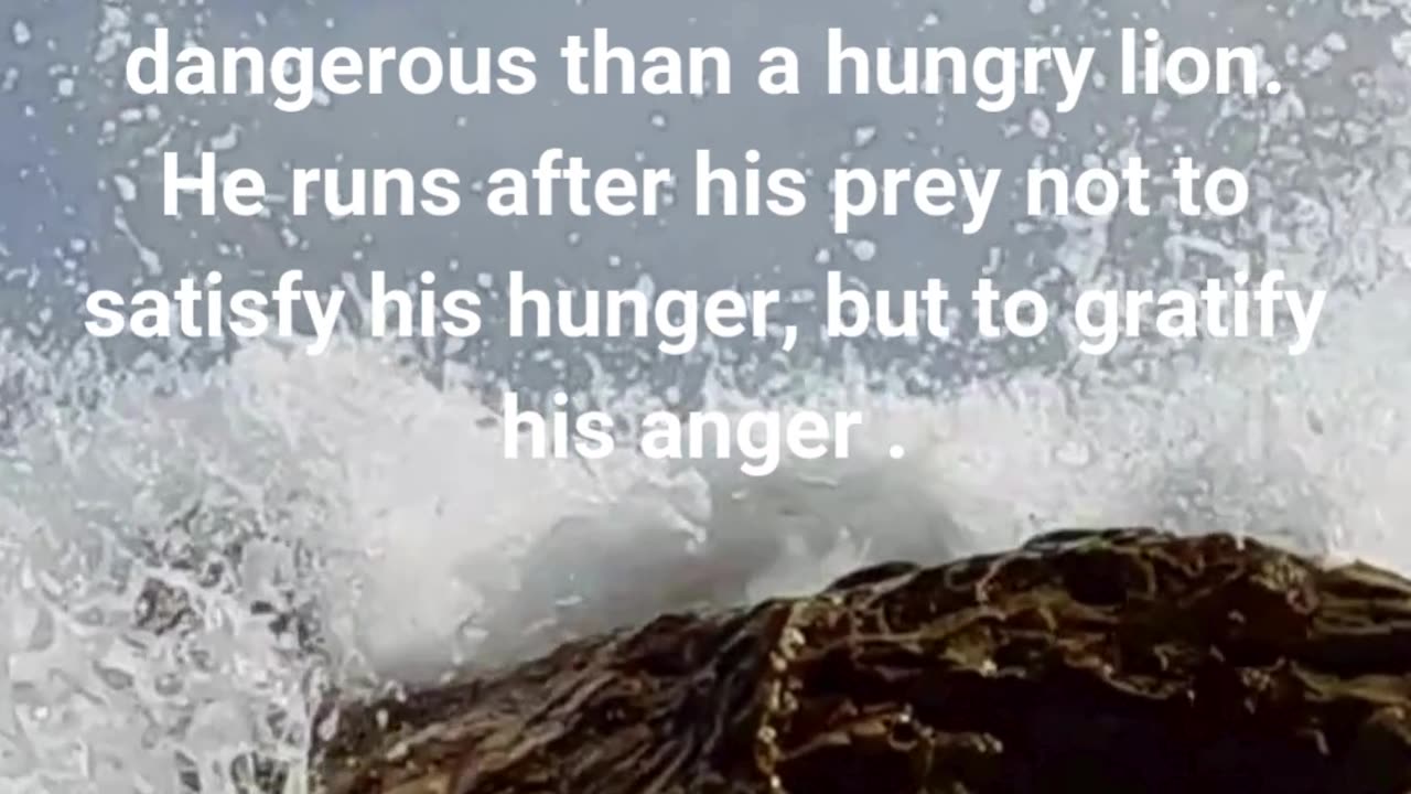 Anger Is Like A Raging Storm.