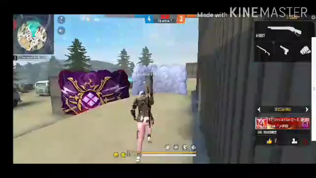 Old 1 vs 1 in Free Fire