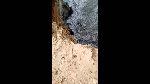 the corbinais fishing at the cliff la pêche de la corbinais à la falaise