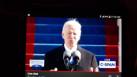 Biden v-for Vendetta speech